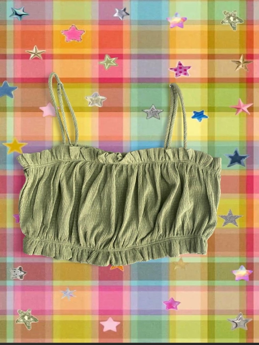 Forever 21 Women’s Ruched Crop Top